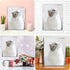 DECANIT 3.5x5 Metal Picture Frame, Thin Profile Photo Frame for Wall or Tabletop, Silver