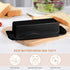 Bamboo Butter Dish with Lid and Knife, Small Butter Keeper for One Stick, Dishwasher Safe Butter Crock