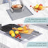 Ohuhu Roll Up Dish Drying Rack, Over The Sink, 16.5" W x 13" L, Portable Foldable Dish Drainer