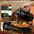 2 1 16oz 470ml OURCABECUE Kitchen Upgraded Made Oil Sprayer for Cooking, Dark Brown in Spray and Pour Mist Olive Oil