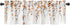 Watercolor Fall Leaves Window Valance: 54 x 18 Inch Orange Leaf Vine Curtains for Bedroom and Living Room