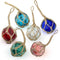 SAILINGSTORY 2" Glass Fishing Float Buoy Nautical Beach Ornaments Set of 6 Coastal Decorative Balls for Centerpiece