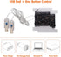 2 Pack 33ft 8 Beingreat USB Plug-in Fairy Lights, Mini led String Lights Black Wire with Modes for Halloween Christmas