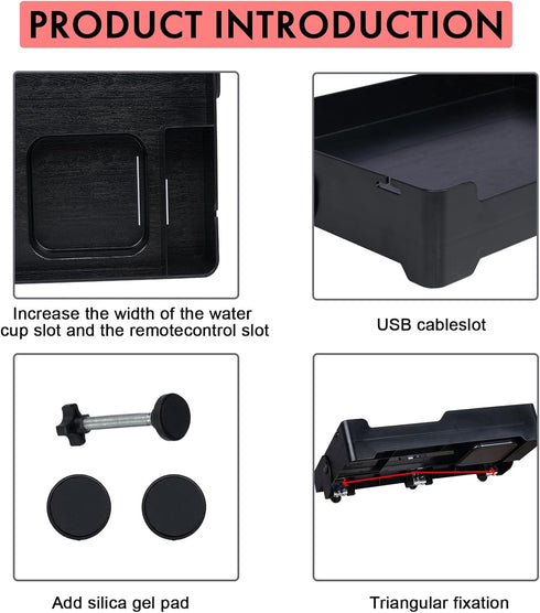 YONGAIJIA YONGJIA Foldable Bedside Shelf, bunk Bed Tray for top bunk, College, Dorm, Bedroom, Kids bunk Bed, Foldable