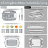 Gintan 9-in-1 Collapsible Camping Cutting Board with Colander, Gifts for Campers, Gray