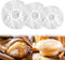 100PCS Bowl Covers for Bread Proofing, Reusable Elastic Plastic Bowl Covers for Bread Rising, Storage Containers