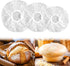 100PCS Bowl Covers for Bread Proofing, Reusable Elastic Plastic Bowl Covers for Bread Rising, Storage Containers