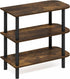 3-Tier 11.7 23.6 21.9, Closet Furinno Turn-N-Tube Shoe Rack, Narrow Shoe Organizer, Shoe Rack Storage with Curved