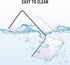 Set 2 Countertop Clear Cabinet Organizer, Shelf Organizer of for Kitchen Pantry Organizers and Storage, Display Cabinet