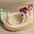 SEWACC Woven Storage Baskets, 3 Pcs Rattan Woven Fruit Basket, Decorative Bowl for Home Kitchen