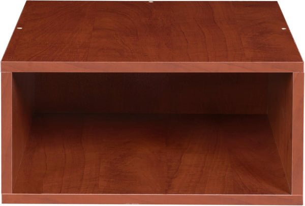 Niche Cubo Half Size Stackable Storage Organizer Cube in Warm Cherry