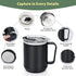 VOBAGA Mug Warmer & Mug Set for Desk, Electric Coffee Cup Warmer with Temperature & Timer Settings, 15oz Cup