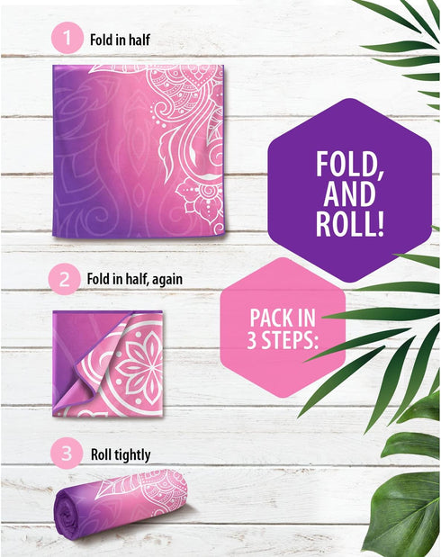 4TH 35x78 inches) VENTURE Microfiber Beach Towel: Quick-Dry, Compact, Sand-Free, Absorbent, Sandproof and Lightweight