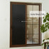 VELIMAX Total Blackout Window Film, Silk Black Decorative Privacy Film, Removable Window Tint 100% Room Darkening