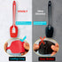 Silicone Spatula Set, High Heat Resistant Rubber Spoon Spatula, Non-Stick Spoonula with Seamless Design, 3 Pack Red