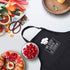 Rosoz Funny BBQ Black Chef Aprons for Men, Mr Goodlookin' is Cookin', Adjustable Kitchen Cooking Aprons with Pocket Waterproof Oil Proof Father’s Day/Birthday