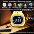 9 6 Kids Alarm Clock Night Light with Colors Light and White Noises, Sleep Training Digital Clock, Adjustable Bright