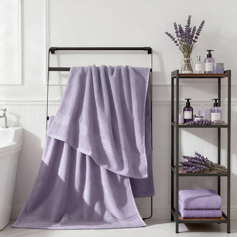COZYART Set, Sets 6 2 2 2 650 Lavender Luxury Bath Towel Turkish Cotton Hotel Towel Bulk for Bathroom, Thick Bathroom