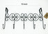 Huji Over The Door 5 Hooks Clothes Hanger for Coats, Hats, Belts - Storage Organizer (1 Pack)