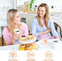 150 Pack 7 oz Clear Plastic Dessert Cups with Tasting Spoons, Appetizer Cups Yogurt Parfait Bowls with Spoons for Party