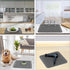 ZLR Silicone Dish Drying Mat for Kitchen Counter, Eco-Friendly Fast Drying Mat, Heat Resistant Trivet, 12" x 16"