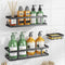 Youvip Adhesive Shower Caddy,Shower Shelves with Soap Holder and 12 Hooks,Rustproof No