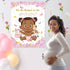 VOSINPADA 48 Pin The Pacifier On The Baby Shower Games, Butterfly Theme Decoration Large Poster with Blindfold Pacifier