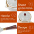 Cabilock 1 Pc side pot ceramic tea maker 360 rotation teapot ceramic tea pitcher antique teapot flower tea kettle kung fu teapot to rotate white coffee drinks Stainless steel
