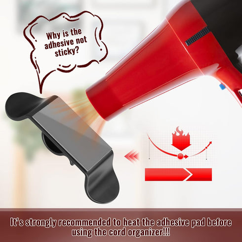 10Pcs Cord Organizer for Kitchen Appliances, Black Cord Winder, Cord Keeper for Mixer, Coffee Maker, Air Fryer, Toaster
