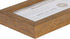 Space Art Deco, 4x9 Gold Textured Frame for Business License/Certificates, Tempered Glass, 1-Pack
