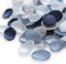 Ling's Moment Rose Petals, Silk Flower Petals for Wedding, Aisle, Centerpiece Décor, Dusty Blue Navy, 200pcs