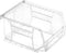 Hudson Exchange 5-1/2" x 4" x 3" Plastic Stackable Storage Bin and Hanging Container (Crystal Clear)