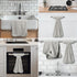 8Pcs R HORSE Hanging Hand Towel with Loop, Grey Absorbent Coral Fleece Bathroom Hand Towel, Soft Thick Dish Cloth