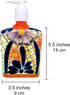 Talavera Ceramic Soap & Lotion Dispenser, Hand-Painted Mexican Pottery, Unique Multicolor Design