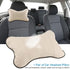Car Headrest Pillow, Skin-Friendly Headrest Pillow, for Car Seat Office Chair(Beige) by Qioniky