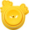 Seki Japan Egg Pierce, Hard Boiled Egg Peeler, Kawaii Chikin Shape, Yellow