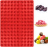 Palksky 140-Cavity Small Round Silicone Mold for Semicircle Chocolate Drops, Dog Treats Pan, Semi Sphere Gummy Candy