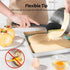 U-Taste Silicone Spatula Set, Heat Resistant to 600 Degrees Fahrenheit (Black)