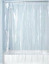 iDesign Waterproof PEVA Plastic Shower Curtain Liner, 72” x 72”, Clear