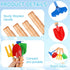 Motionchic 8" Gardening(24 Kids Gardening Tools, Metal Beach Sandbox Digging Toys with Wooden Handle, Including Shovel