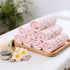 12 Pack 13 13" Jacquotha Pink Washcloths (Floral Embroidered), Soft Wash Cloths for Face, Body, Showering, Spa