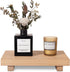 Small Wood Tray Pedestal Stand, Farmhouse Bathroom Decor, Decorative Wooden Riser for Kitchen Soap Dish Holder