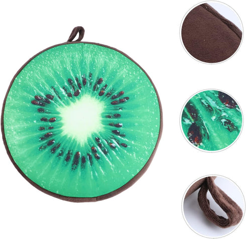 LIFKOME Watermelon Pet Round Fruit Pillow, 3D Fruit Cushion for Home Office Decorative Floor Chair Seat Pad