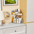 Yieach 2 Counter Counter Tier Corner Bathroom Organizer,Clear Bathroom Organizers and Storage,Acrylic Bathroom Shelf