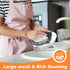 SUNLAND Netted Dish Cloths, No Odor Dishes Scrubber for Kitchen, Fast Drying, 6 Pack, 12Inch x12Inch
