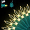 150 LED Warm White Christmas String Lights, 50 FT Green Wire, UL