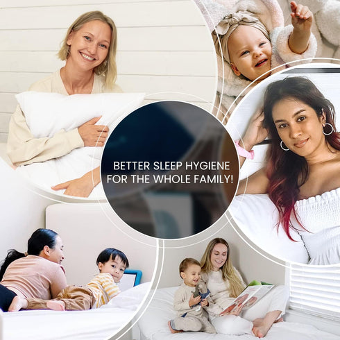 Waterproof Pillow Protector Queen (2-Pack) - Hypoallergenic, Dust Mite & Bed Bug Proof Allergy Pillow Covers