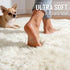 4x5.9 OLANLY Area Rugs for Living Room Bedroom, Machine Washable ft Soft Fluffy Shaggy Bedside Rug, Indoor Floor Carpet