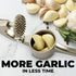 Set Zulay Kitchen Large Premium Garlic Press - Bigger Bowl for Bigger Garlic - Rust Proof Garlic Mincer Tool