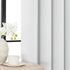 Joydeco Blackout Curtains 72 Inches Long, 2 Panels Set, Thermal Insulated Room Darkening Curtains (Greyish White)